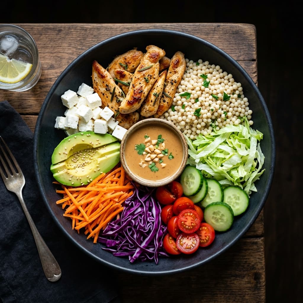Lean Chicken & Peanut Power Bowl