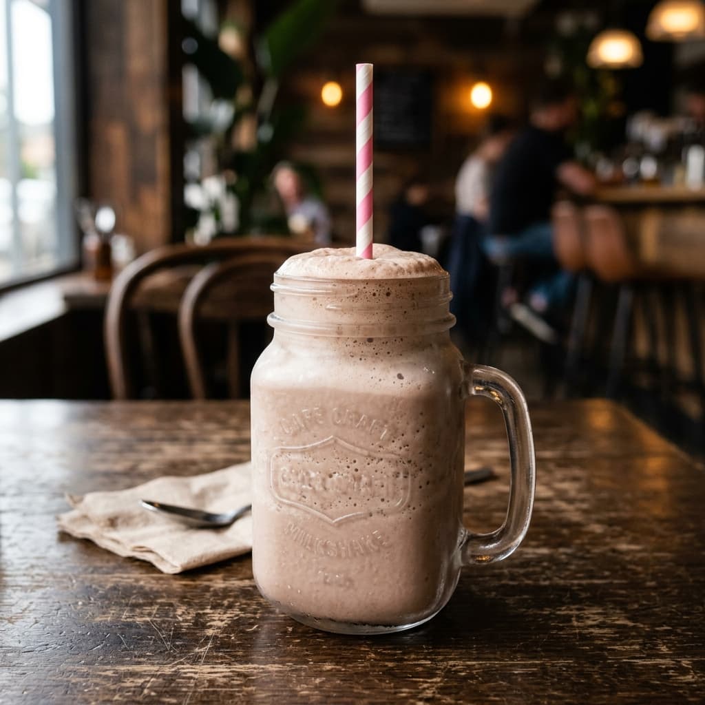Dark Chocolate Blizzard Shake