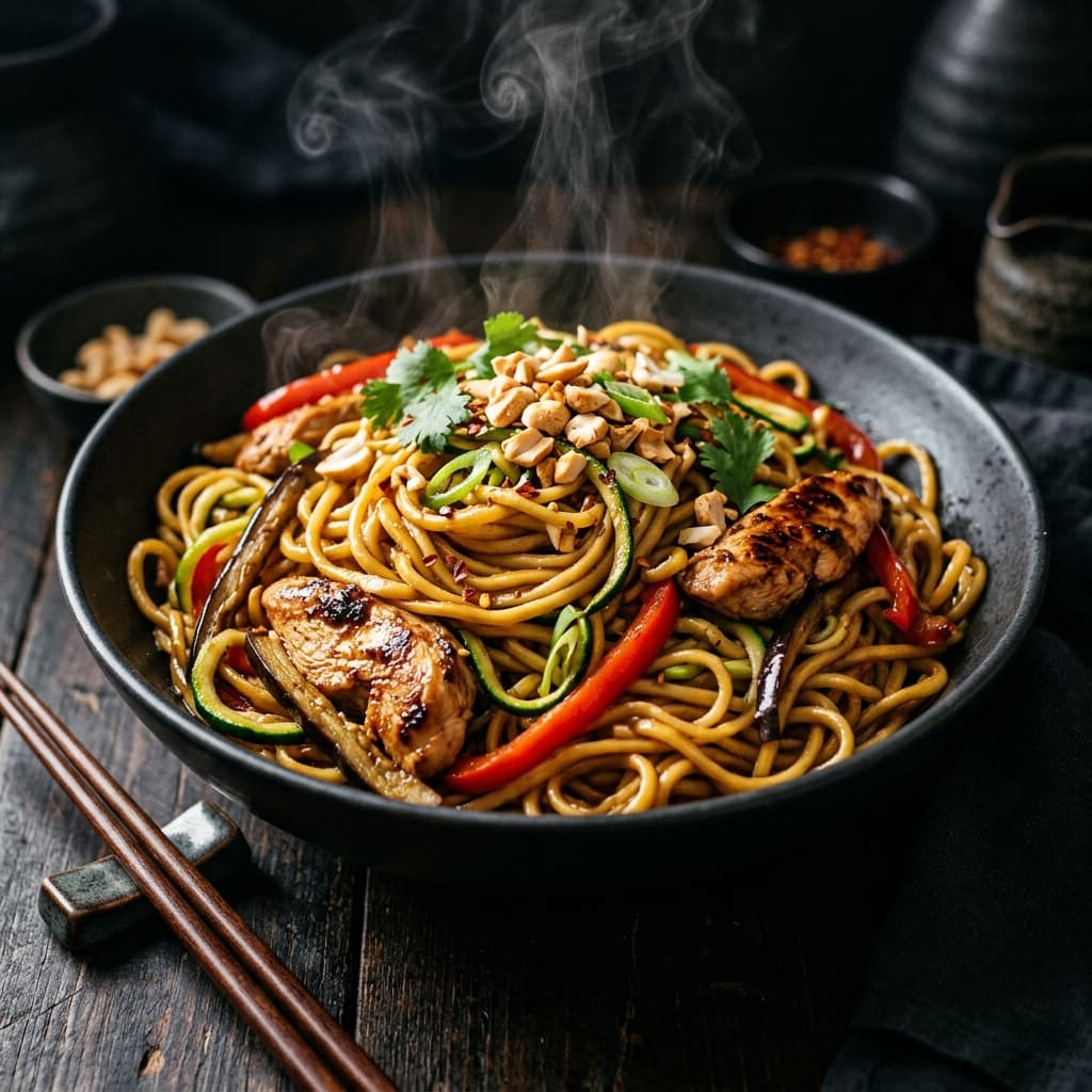 Lean Egg & Chicken Noodles