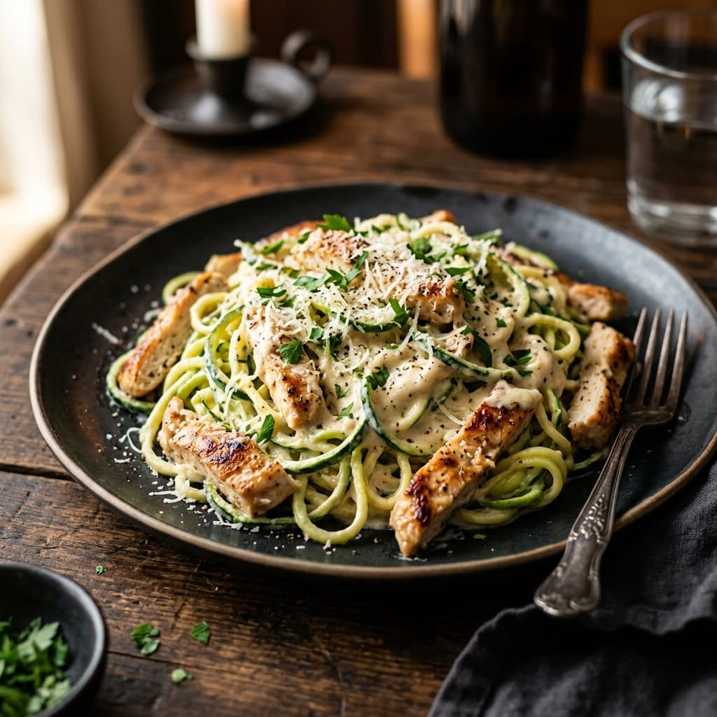 Keto Chicken Alfredo