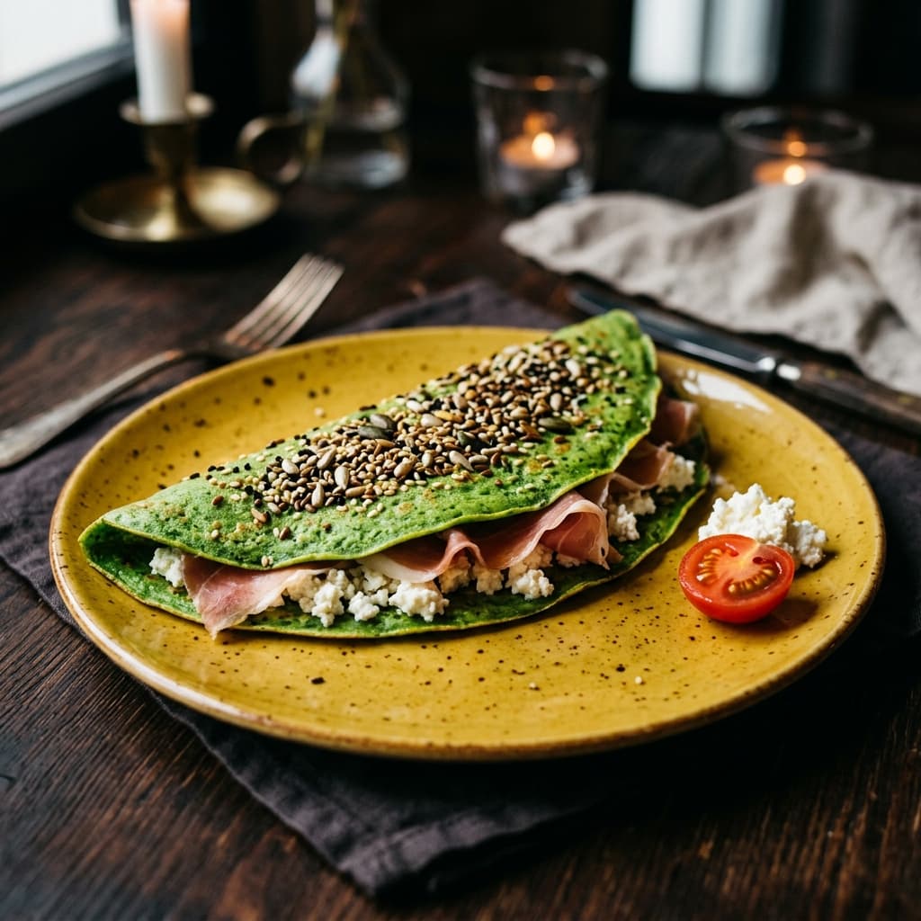 Spinach & Feta Power Crepe