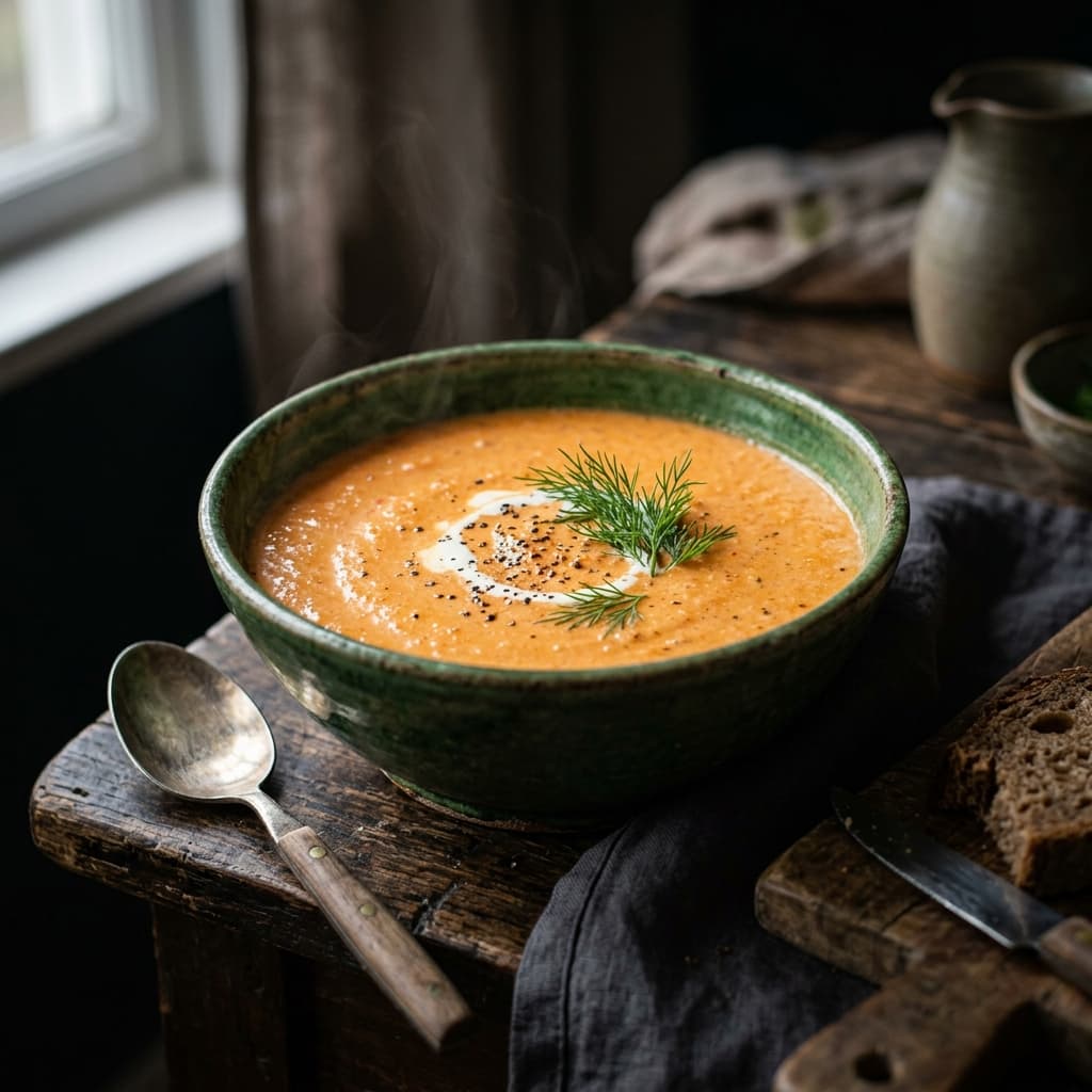 Lean Salmon Cream Soup