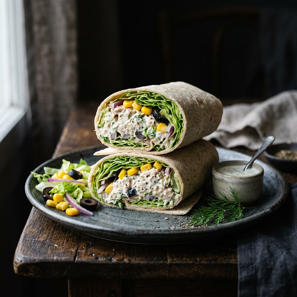 Lean Tuna Wrap