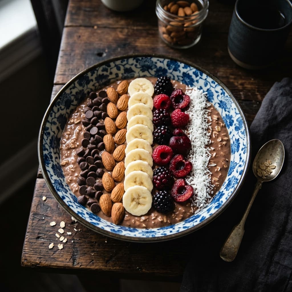 Cinnamon Whey Oatmeal Bowl