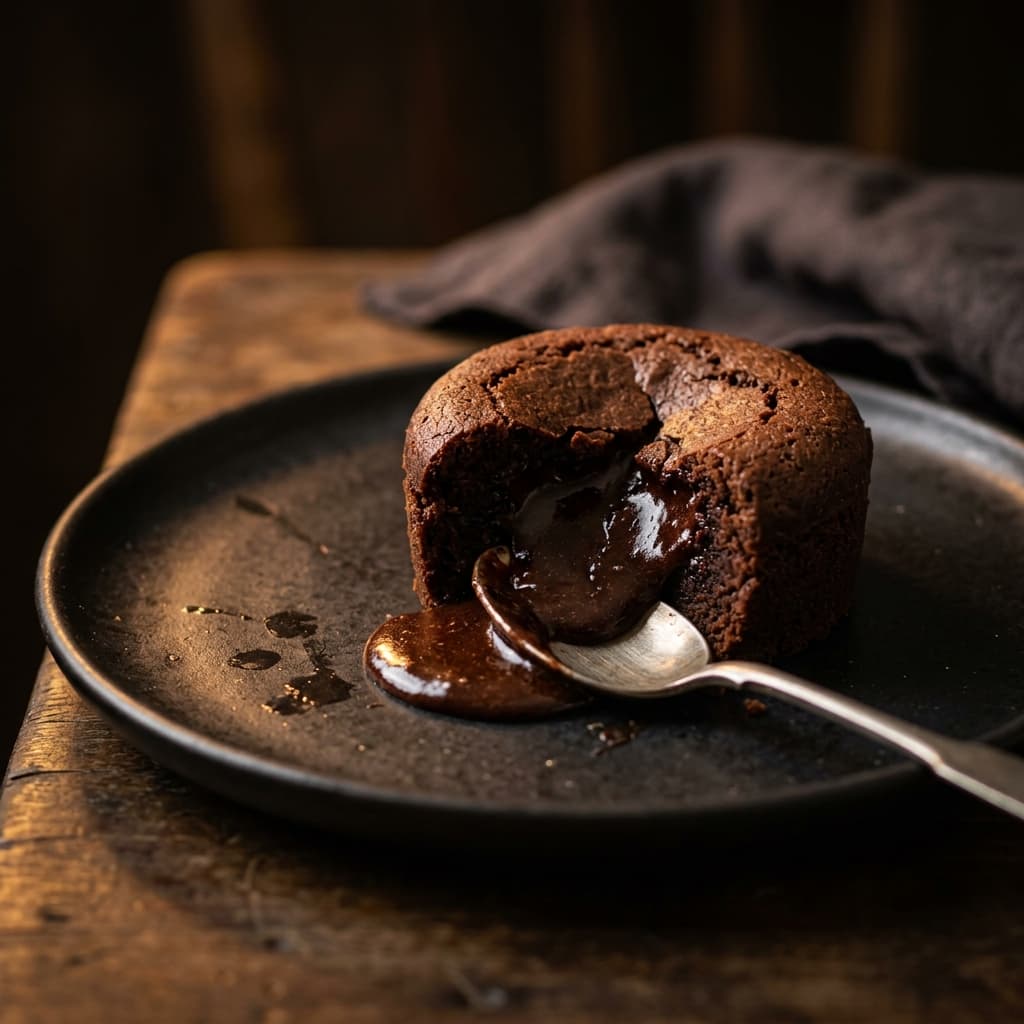 Protein Chocolate Lava Cake