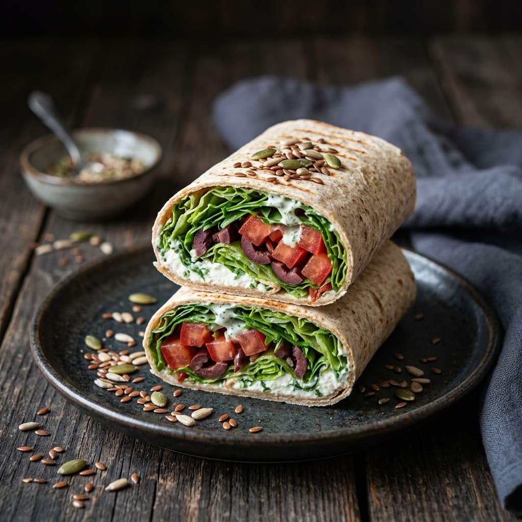 High-Protein Veggie Wrap