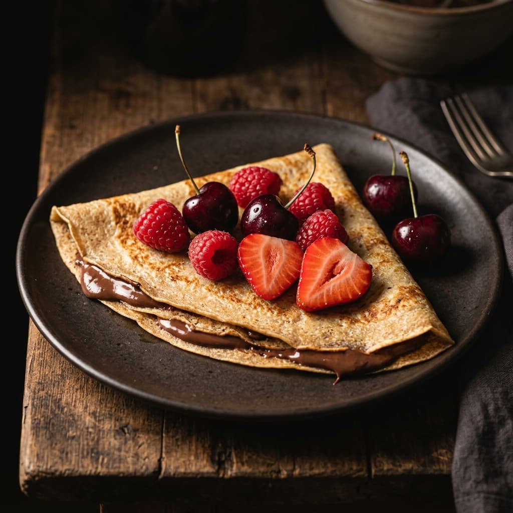 Whole Wheat Cocoa Crepe