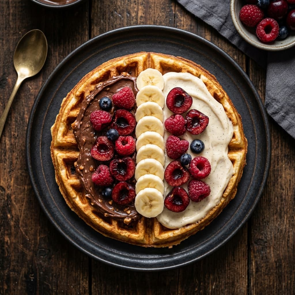 Dual-Protein Waffle
