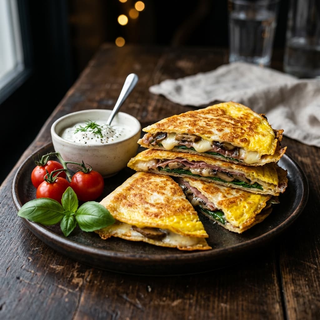 Lean Prosciutto Quesadilla